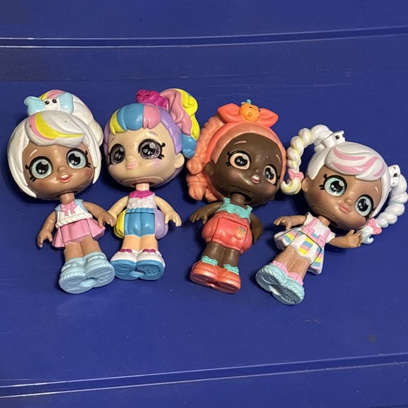 moose toys Other - Kindi Kids Minis Bobble Head Rainbow Kate Doll Summer Peaches Marsha Mellow‎ Lot